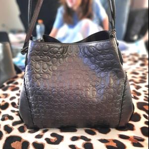 Coach Edie Handbag Embossed C's